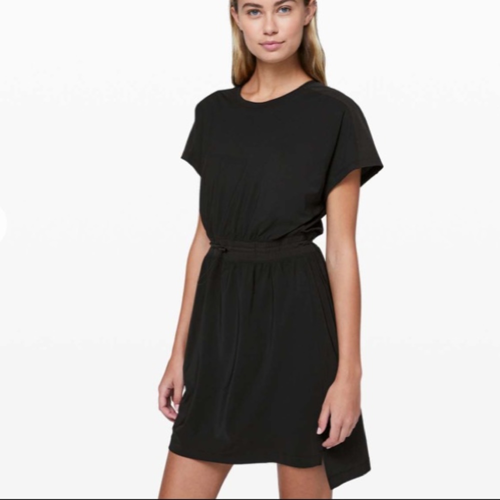 Lululemon Throw It On Dress - Black size 4